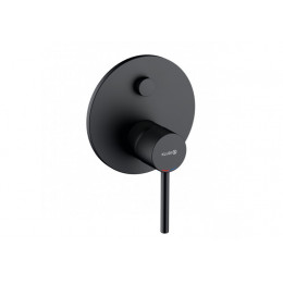 Смеситель для душа, Kludi, BOZZ, на 2 потребителя, цвет-черный матовый