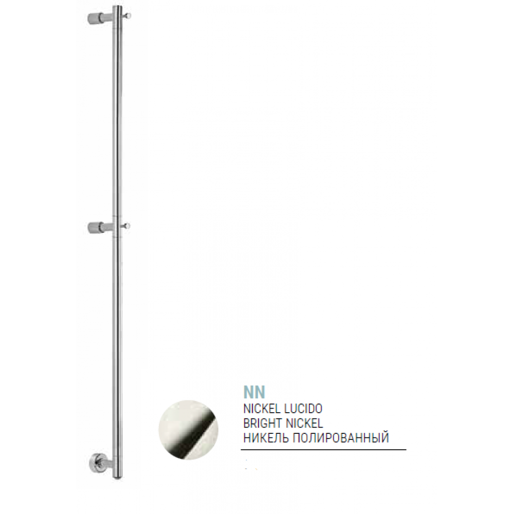 Полотенцесушитель, Margaroli, Arcobaleno, шгв 27,5*139*1545, Box, цвет-Bright Nickel