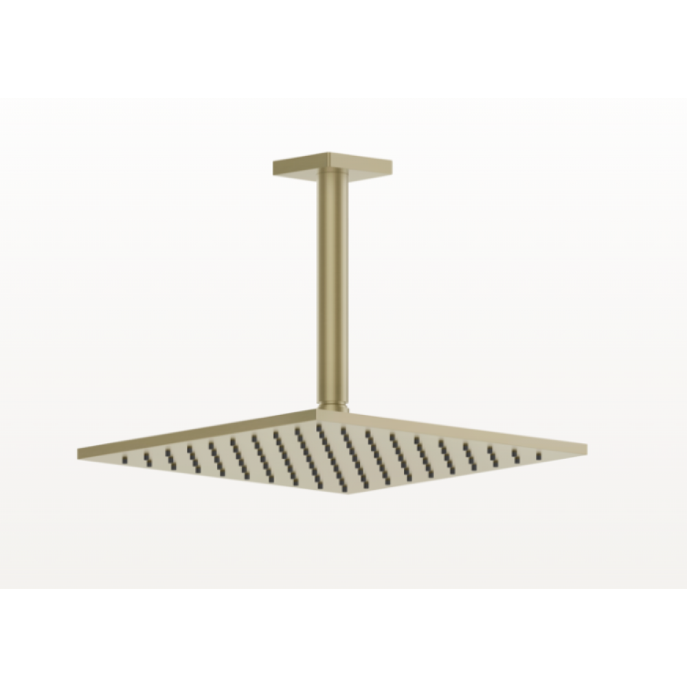 Верхний душ, Gessi, Rilievo, 250*250, цвет-Brushed Brass PVD