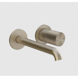 Смеситель для раковины, Gessi, Habito Cesello, цвет-Finox Brushed Nickel