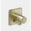 Шланговое подсоединение, Gessi, Rilievo, цвет-Brushed Brass PVD