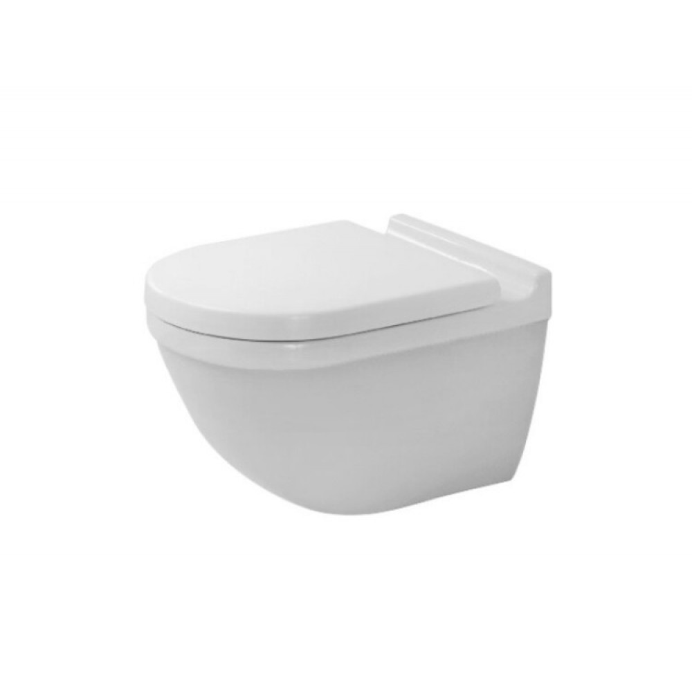 Унитаз, Duravit, Starck 3, подвесной, шгв 360*540*340, WonderGliss, цвет-белый