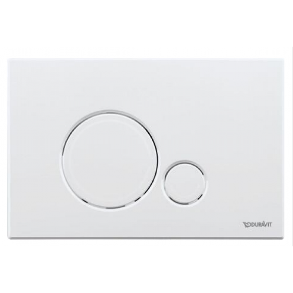 Клавиша смыва, Duravit, DuraSystem, для унитаза, шгв 230*6,5*150,5, цвет-белый