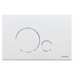 Клавиша смыва, Duravit, DuraSystem, для унитаза, шгв 230*6,5*150,5, цвет-белый