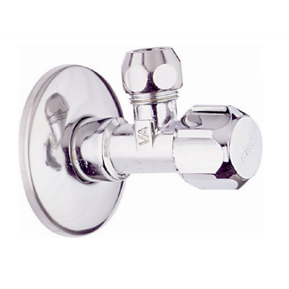 Вентиль, Cisal, Complementi, 1/2", угловой, цвет-Chrome