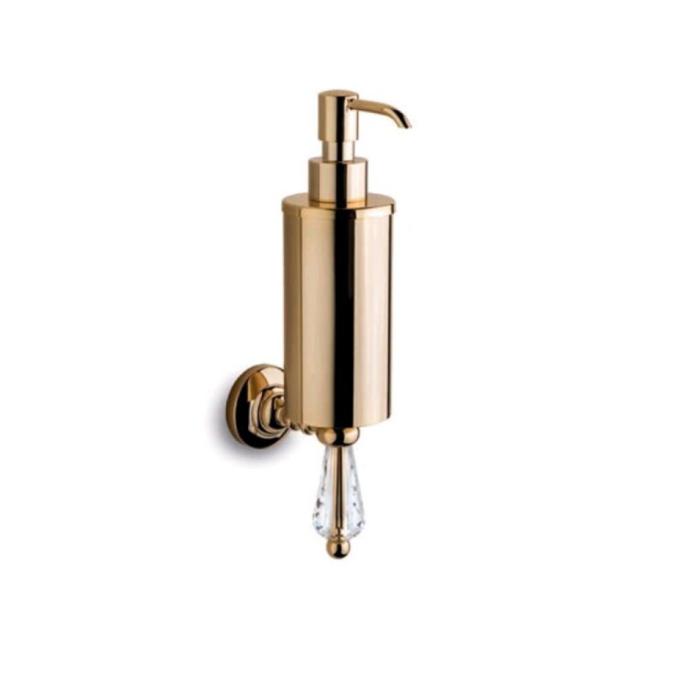 Дозатор для жидкого мыла, 3SC, Boheme, шгв 90*150*230, цвет дозатора-золото (Gold, Polished Gold)