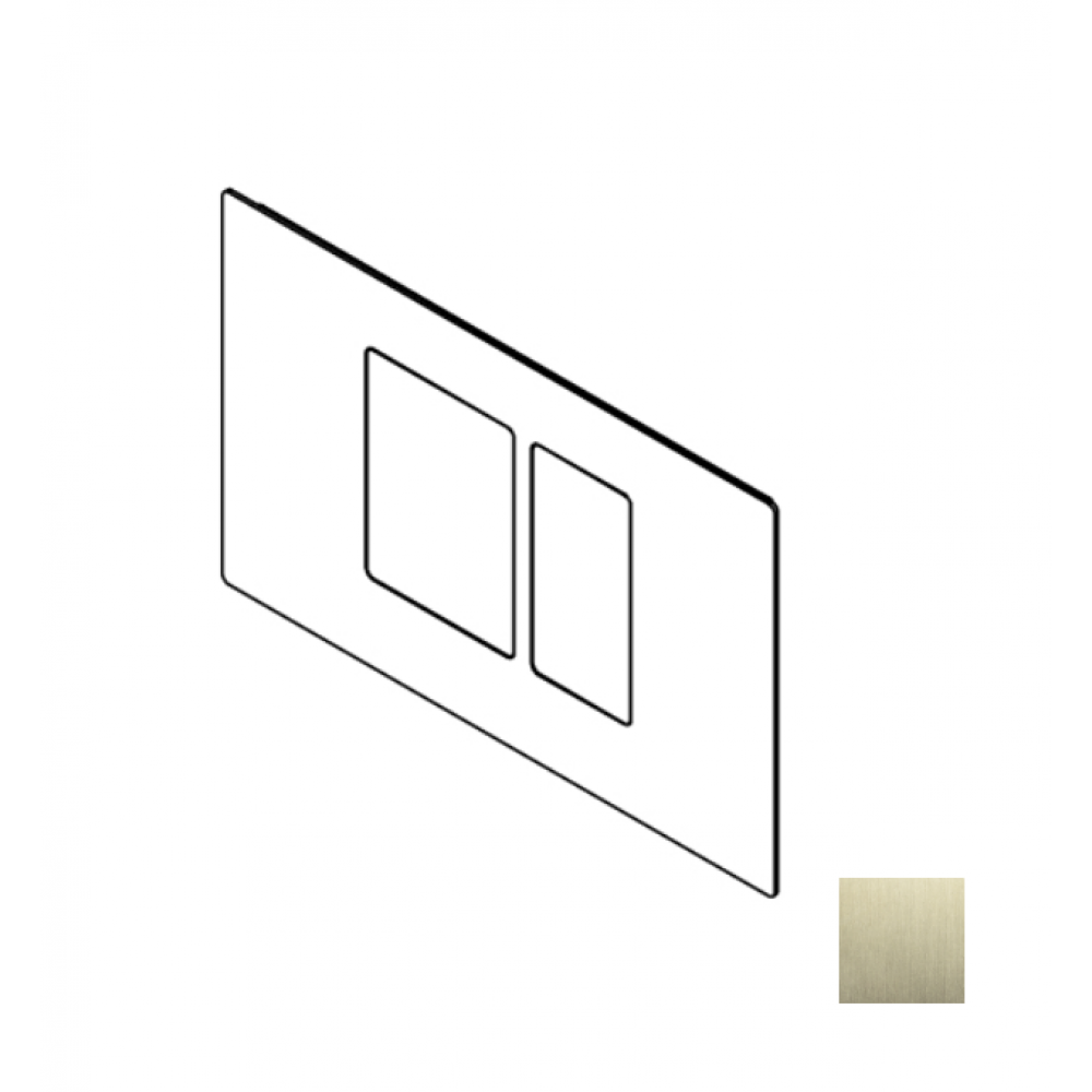 Клавиша смыва, Ritmonio, для унитаза, шгв 260*8*160, цвет-Brushed Champagne Stainless Steel PVD