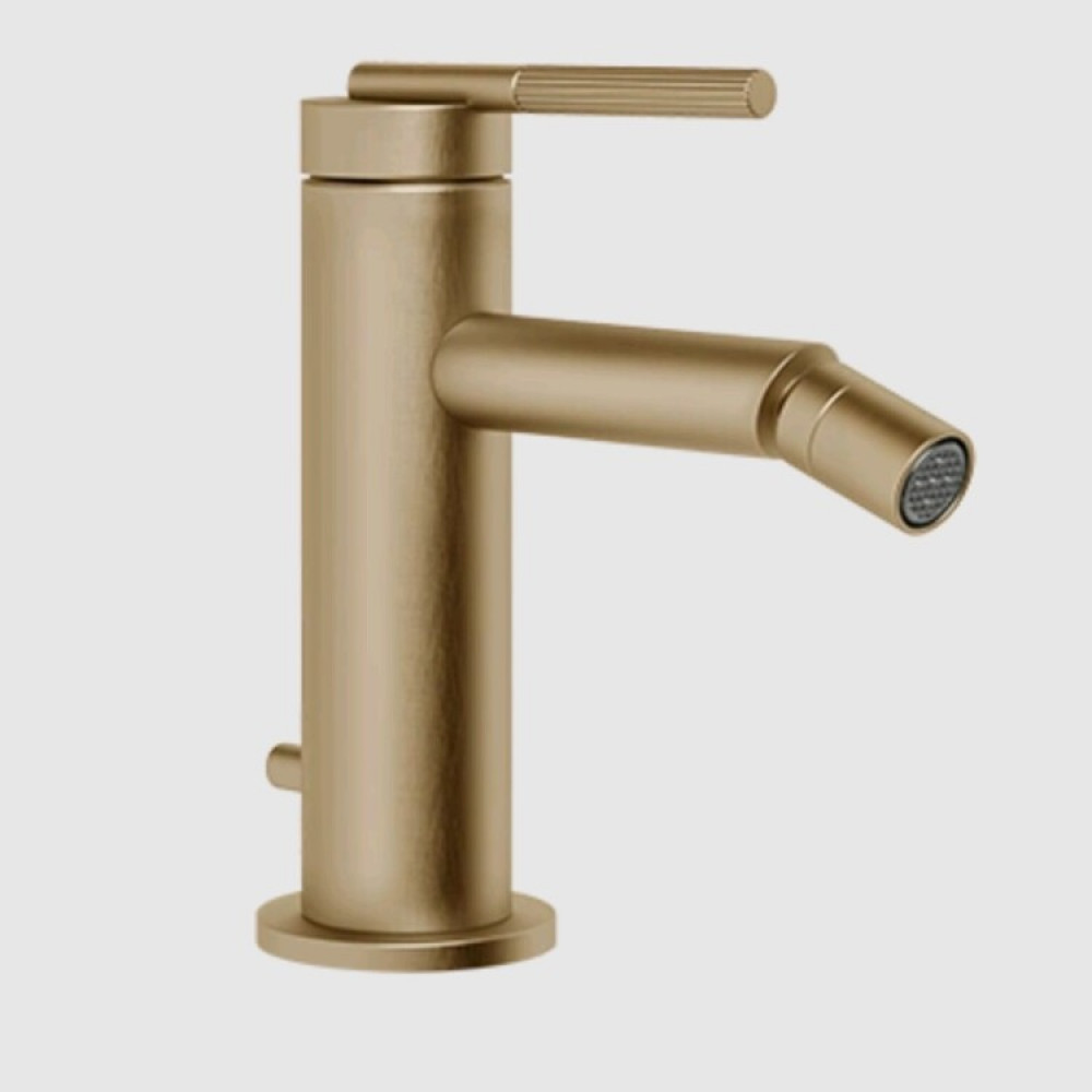 Смеситель для биде, Gessi, Ingranaggio, цвет-Warm Bronze Brushed PVD