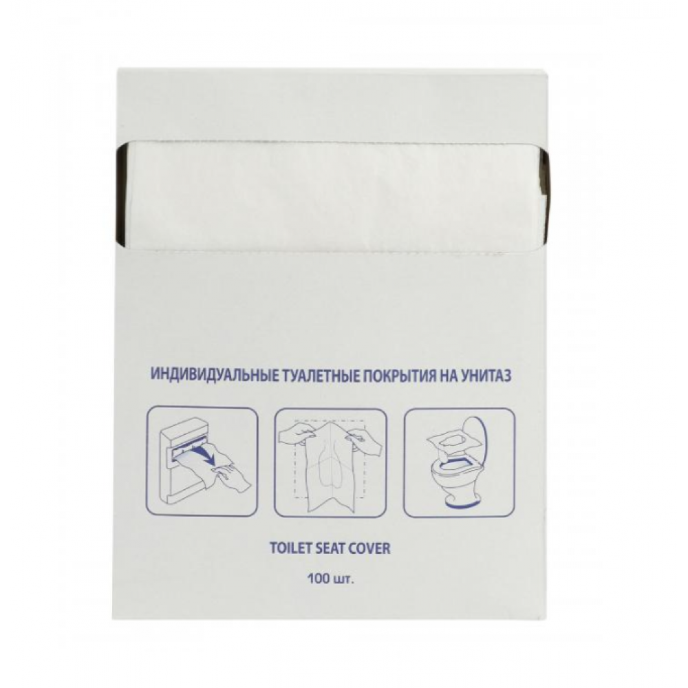 Защитное покрытие на унитаз, 16 пачек (1/4 сложения по 100 листов),  Nofer