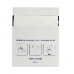 Защитное покрытие на унитаз, 16 пачек (1/4 сложения по 100 листов),  Nofer