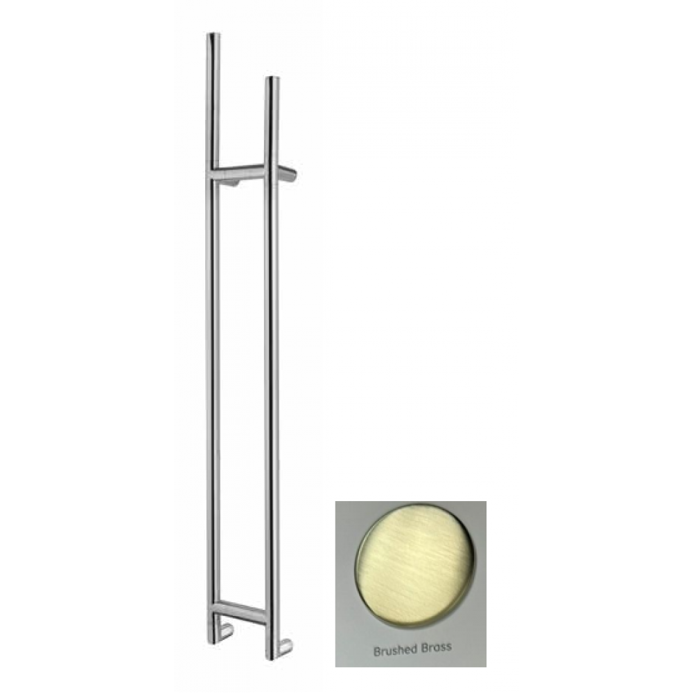 Полотенцесушитель, Margaroli, Arcobaleno, шгв 187*105*1510, Box слева, цвет-Brushed Brass PVD