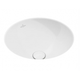 Раковина, Villeroy&Boch, Loop&Friends, шгв 330*330*190, отверстия для смесителя-отсутствуют, CeramicPlus, цвет-альпийский белый