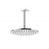 Верхний душ, Gessi, Rilievo, 250*250, цвет-Finox Brushed Nickel