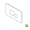Клавиша смыва, Ritmonio, для унитаза, шгв 260*8*160, цвет-Brushed champagne PVD