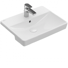 Раковина, Villeroy&Boch, Avento, шг 550*360, CeramicPlus, цвет-альпийский белый