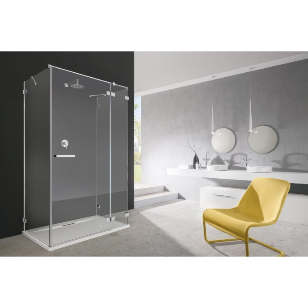 Дверь, Radaway, Euphoria, шв 512*2000, петли-слева, хром, цвет стекла-прозрачный, Easy Clean