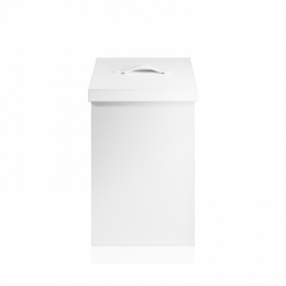 Корзина для белья, Decor Walther, Brownie WB, шгв 370*370*585, цвет-белый