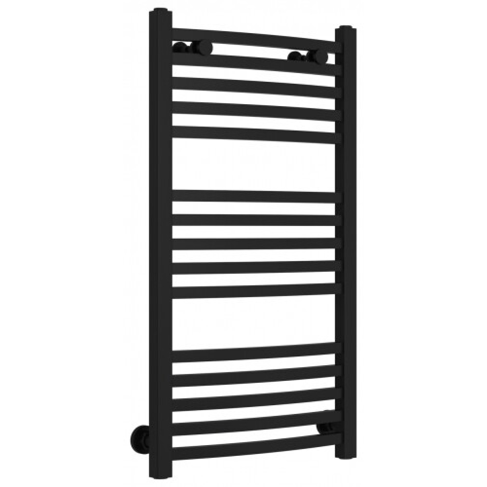 Полотенцесушитель, Сунержа, Аркус, шгв 450*92*807, диагональное/нижнее/вертикальное, цвет-черный матовый