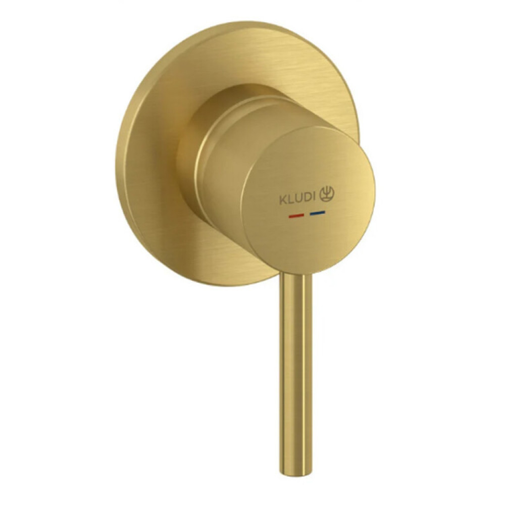 Смеситель для душа, Kludi, BOZZ, цвет-золото брашированное