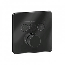 Смеситель для душа, Gessi, HI-FI Comfort, на 3 потребителя, цвет-Black Metal PVD