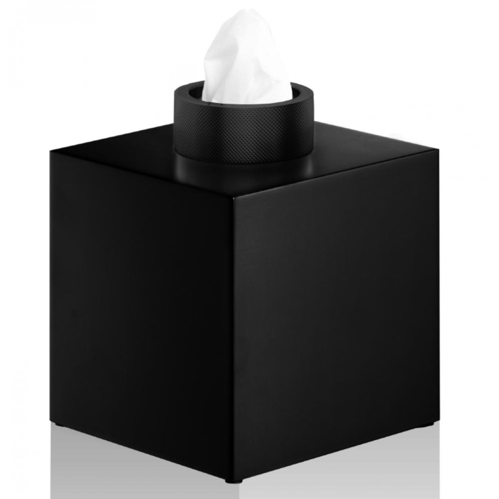 Салфетница, Decor Walther, CLUB, KB, шгв 130*130*156, цвет-черный матовый