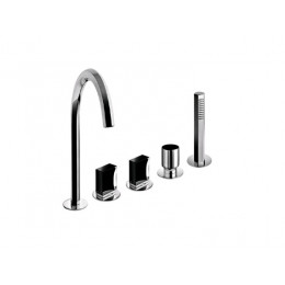 Смеситель для ванны и душа, Fantini, Venezia, цвет-золото плюс