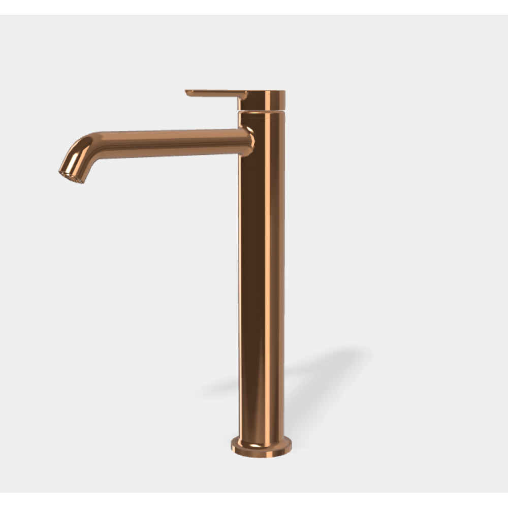 Смеситель для раковины, Fima Carlo Frattini, Snap, цвет-бронза янтарная