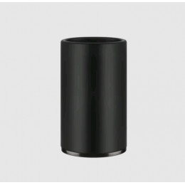 Стакан, Gessi, Inciso, шгв 75*75*127, цвет-чёрный/Black Metal Brushed PVD