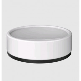 Мыльница, Gessi, Inciso, шгв 115*115*35, цвет-белый/чёрный матовый