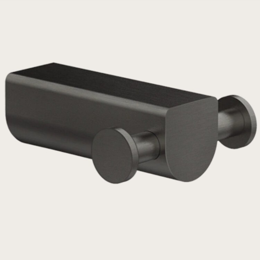 Крючок, Gessi, Rilievo, шгв 66*79*28, цвет-Black Metal Brushed PVD