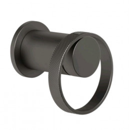 Смеситель для душа, Gessi, Anello, на 1 потребитель, цвет-Black Metal Brushed PVD