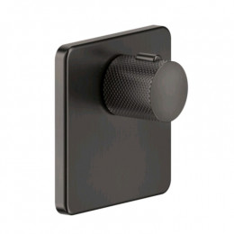 Смеситель для душа, Gessi, Inciso Bath&Shower, на 1 потребитель, цвет-Black Metal Brushed PVD