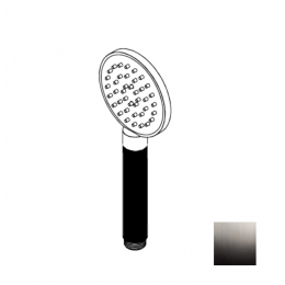 Ручной душ, Ritmonio, 90, цвет-Brushed Black Chrome