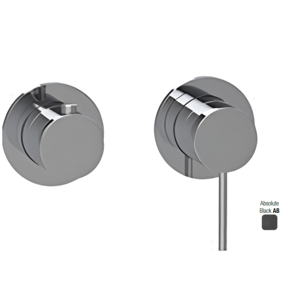 Смеситель для душа, Almar, Water Control Modular, на 2/3 потребителя, цвет-Absolute Black Brushed PVD (Товар заказной, возврату не подлежит)