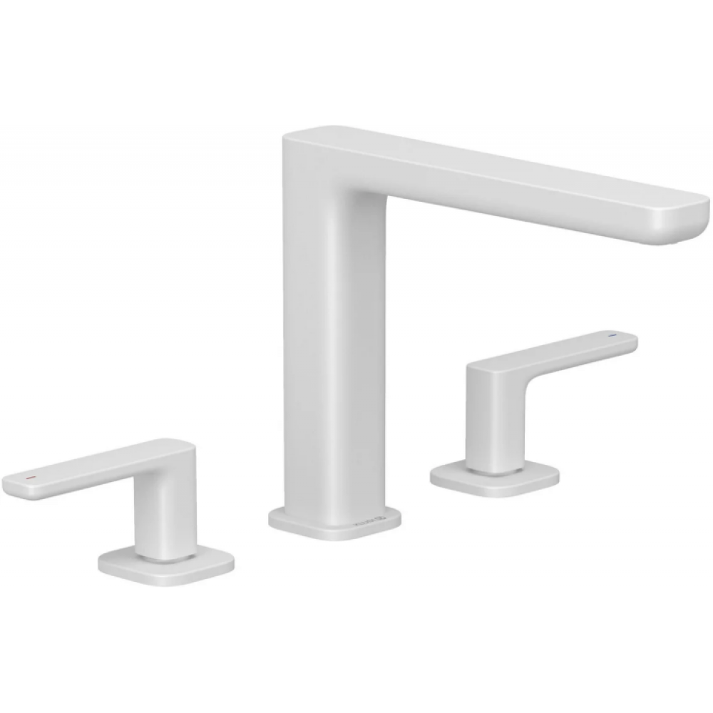 Смеситель для раковины, Kludi, Renon, цвет-белый матовый