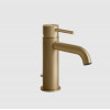 Смеситель для раковины, Gessi, 316 Flessa, цвет-Warm Bronze Brushed PVD