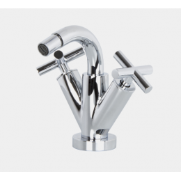 Смеситель для биде, Fima Carlo Frattini, Maxima, цвет-чёрный матовый