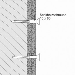 Комплект крепежей, Hewi, Серия 801, 2 дюбеля