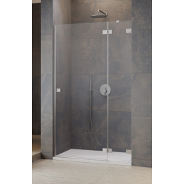 Боковая стенка, Radaway, шв 340*2000, brushed nickel, цвет стекла-прозрачный, Easy Clean