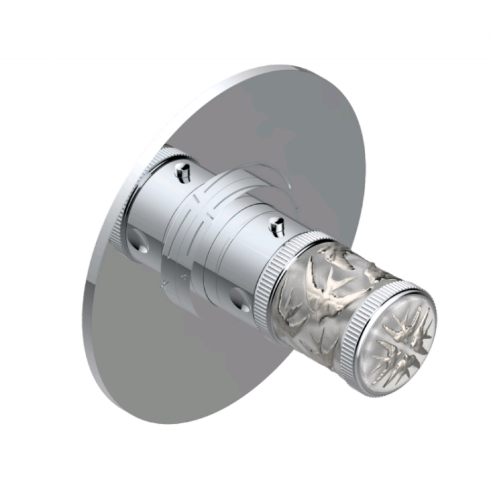 Смеситель для душа, THG, Hirondelles Platinum stamped, цвет-хром