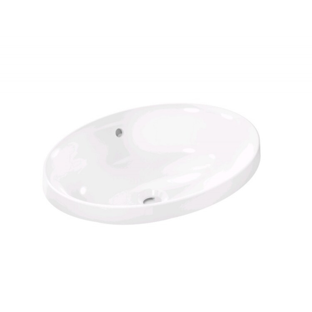 Раковина, Hansgrohe, Xuniva D, шгв 550*400*175, отверстия для смесителя-отсутствуют, цвет-белый