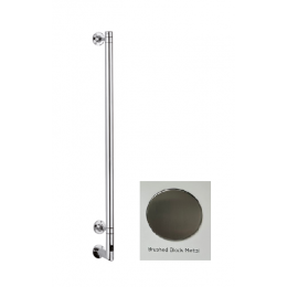 Полотенцесушитель, Margaroli, Arcobaleno, гв 90*910, цвет-Brushed black metal PVD, с боксом, с крючками