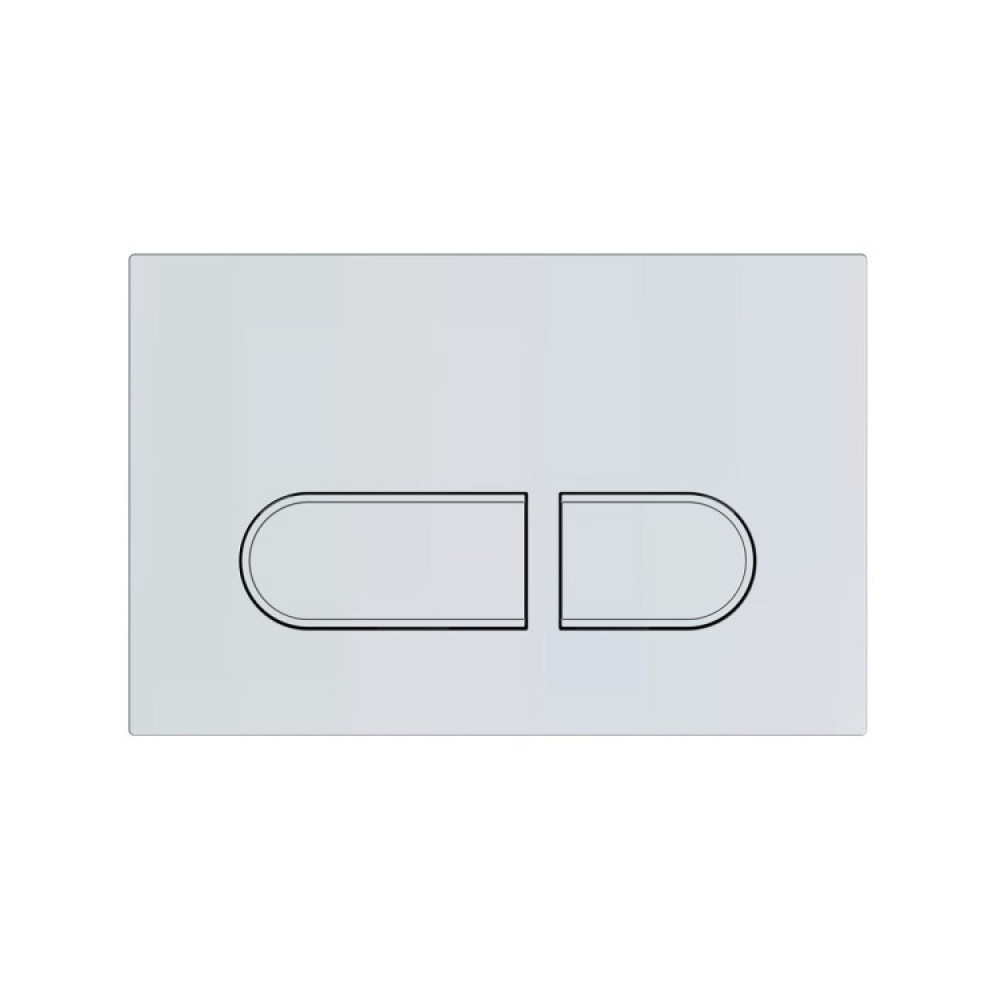 Клавиша смыва, Smartflow, для унитаза, шгв 245*9,5*160, цвет-хром