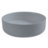 Раковина, Splendy, Bliss, шгв 405*405*120, отверстия для смесителя-отсутствуют, цвет-серый матовый