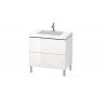 Тумба под раковину, Duravit, L-Cube, шгв 800*480*698, раковина-есть, цвет-белый глянцевый