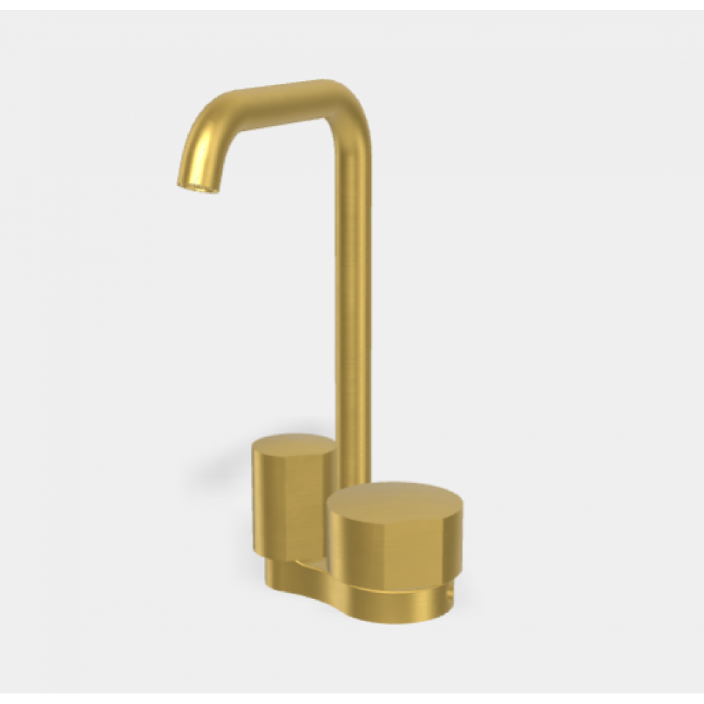 Смеситель для раковины, Fima Carlo Frattini, So, цвет-брашированное золото