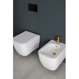 Биде, Scarabeo, Teorema 2.0, подвесной, шгв 360*520*310, цвет-белый