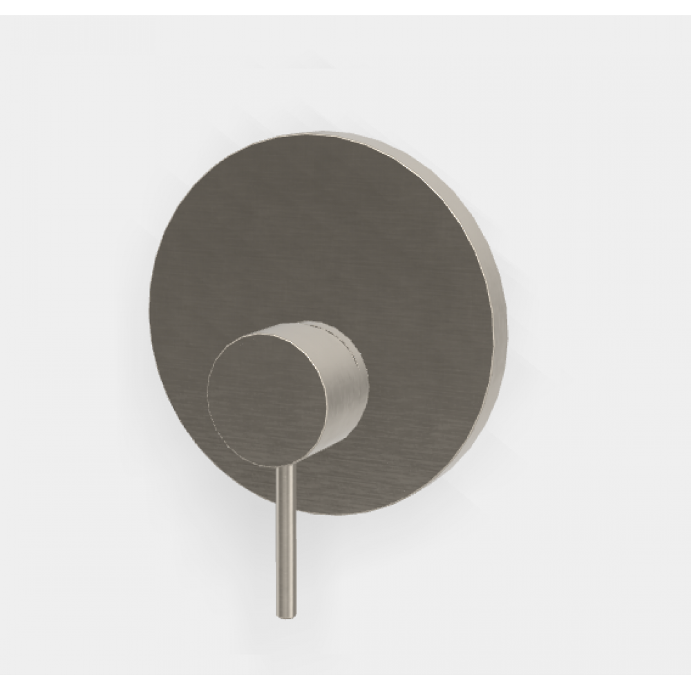 Смеситель для душа, Fima Carlo Frattini, Spillo Up, на 1 потребитель, цвет-брашированный никель