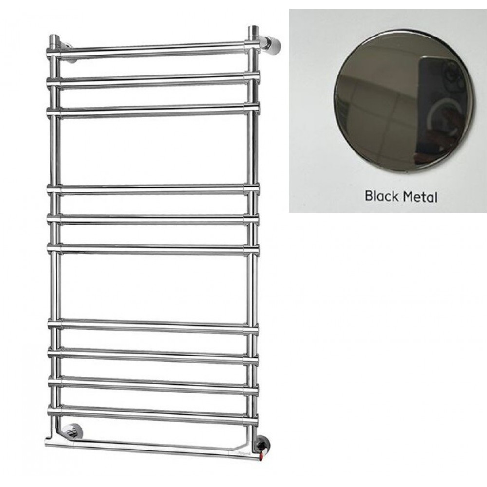 Полотенцесушитель, Margaroli, Sole, 514-11, шгв 530*105*992.5, Box справа, цвет-Black Metal PVD глянцевый