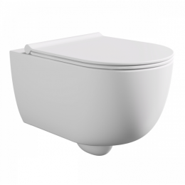 Унитаз, Alice, Unica, подвесной, шг 520*350, Aliglaze+, цвет-белый матовый